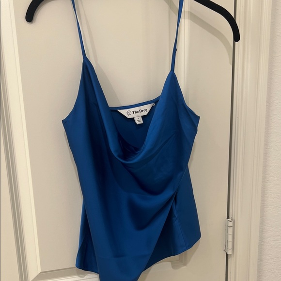 The Drop Tops - The Drop Women's Elegant Blue Camisole